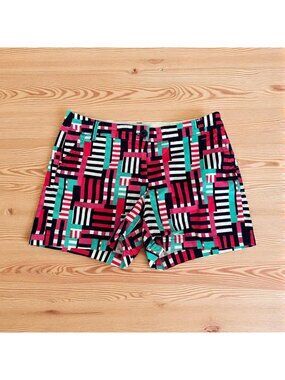 CROWN & IVY Sailing Print Striped Shorts Size 8